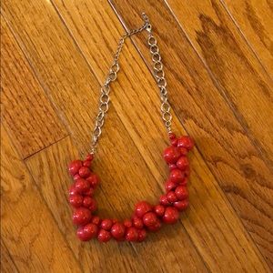 Red bauble necklace